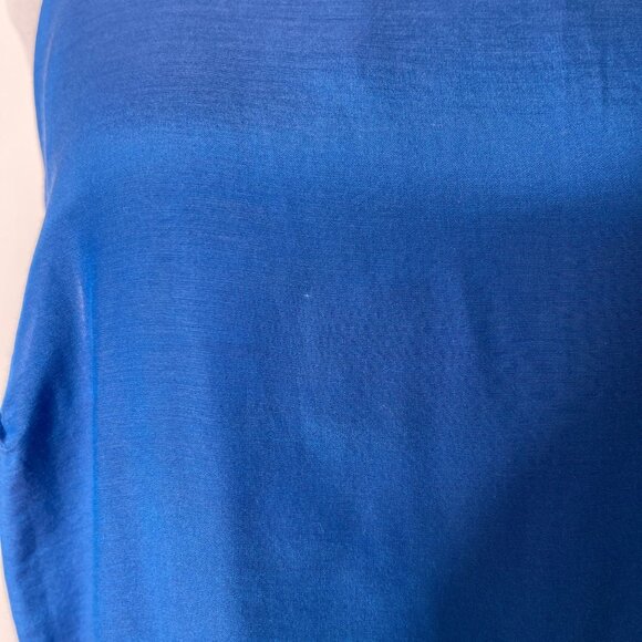 Bird & Knoll Women's Blue Farren Maxi Sleeveless Pleated Dress Size Large - Picture 10 of 13